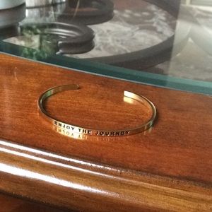 Mantraband enjoy the journey cuff